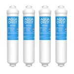 AQUA CREST Water Filter Replacement for Samsung® DA29-10105J Fridge Water Filter, DA29-10105J HAFEX/EXP, DA99-02131B, DA2010CB Fridge Freezer Water Filter (4)