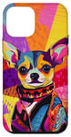 Coque pour iPhone 12 mini Chihuahua Fashion Cute Colorful Pop Art