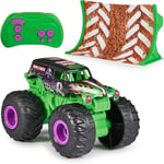 Monster Jam, Official Grave Digger Remote Control Monster Truck 1:64 Scale, RC 4