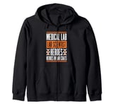 Medical Laboratory Scientist Heroes In Lab, Lab Technician Zip Hoodie