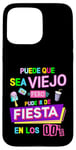 Coque pour iPhone 15 Pro Max Idée de tenue Raver des années 00 pour femme et costume de fête des années 00