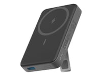 Anker 633 - Trådlös Powerbank - 10000 Mah - 20 Watt - Pd - 2 Utdatakontakter (24 Pin Usb-C, Usb) - Interstellär Grå