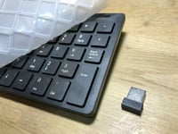 Wireless Black Keyboard Num Pad & Mouse for Samsung UN46ES7100 Smart 3D WIFI TV