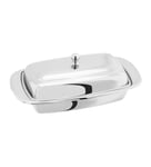 Stellar Traditional Stainless Steel Butter Dish