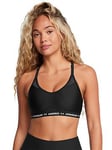 UNDER ARMOUR Womens Training Crossback Low Support Sports Bra - Black, Black, Size Xs, Women