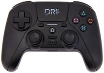DR1TECH Shock Pad Manette Pour PS4 / PS3 Sans Fil | Gaming Controller DESIGN NEXT-GEN Compatible Avec PS5/PC/IOS | Touch Pad Avec Double Vibration (Noir) [Amazon Exclusive]