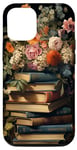 iPhone 15 Vintage Floral Book Lover Case