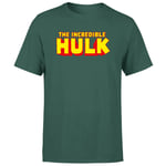 Avengers Hulk Comics Logo Men's T-Shirt - Green - M - Vert Citron