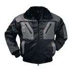 Norway - Veste de pilote askim taille l noire/grise 60 % coton / 40 % pes