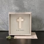 East of India Handmade Boxed Card Cross - In My Prayers