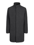 JACK & JONES Jprblawilson Wool Coat Sn Manteau, Noir-Détails : Structure, XL Homme