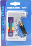 Testeur de Piles Universel, Pile Testeur Digital Détecteur Capacité Pile Bouton Portable Outil Détection Testeur de Batterie avec écran LCD Petit pour AA AAA C D N 9V 1,5V Pile Bouton.[V35]