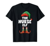 The Nurse Elf Family Matching Group Christmas Xmas T-Shirt