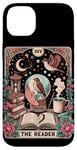 Coque pour iPhone 14 Plus The Reader Tarot Card Funny Bird Lover Lecteur de livre