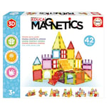 Educa Magnetics | Jeu éducatif de Construction 3D magnétique avec 42 pièces pour Enfants, construit des Figures géométriques en développant la créativité et l'imagination. À partir de 3 Ans (20023)