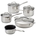 Stellar 7000 Profile 5 Piece Draining Saucepan Set