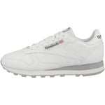 Reebok Femme Classic Leather Sneaker, CBLACK/FTWWHT/FTWWHT, 40 EU