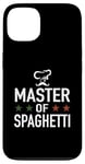 Coque pour iPhone 13 Master of Spaghetti Carbonara – Chapeau de chef de cuisine amusant Italie