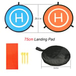 55/75/110cm Helicopter Landing Pad Rc Drone Mat Helipad 75cm