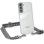 Easy Case for Samsung Galaxy S22 Plus 5G Phone Case Silicone with Shoulder Strap