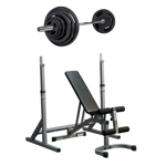 Small paket (Skivstångs set: 80 kg Bumpers set, Träningsbänk: Behåll PFID130, Bänk tillval: Ja, GLDA1, Int. z-curlstång inkl. lås: Nej, ingen z-curl s