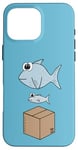 iPhone 16 Pro Max Big Fish Little Fish Cardboard Box, Dad Dancing Dancer Funny Case