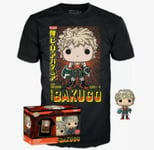 Funko Pop! Tee (Adult): My Hero Academia - Katsuki Bakugo (Metallic) (Special Edition) Vinyl Figure T-Shirt (XL)