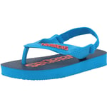 Havaianas Baby Logomania Turquoise Rubber Flip Flops Sandals