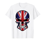 Union Jack Skull Union Jack Skeleton British Isles UK Flag T-Shirt