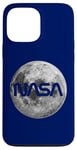 iPhone 13 Pro Max Retro NASA Worm Logo Full Moon Space Graphic Apollo Artemis Case