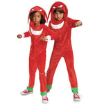 DISGUISE 166249G-20L Déguisement Sonic Character 2 pour enfant, unisexe, Knuckles Movie Classic