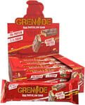 Grenade High Protein Low Sugar Bar Peanut Nutter Pack of  12 x 60g.