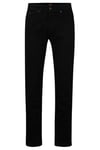 BOSS Mens Re.Maine BC-C Maine Stay-Black Regular-fit Jeans in Comfort-Stretch Denim