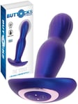 Buttocks The Stout Inflatable Butt Plug Remote Control Anal Vibrator USB Sex Toy