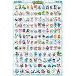 GB Eye - POKEMON Poster Hoenn Pokémon Anglais (91,5 x 61 cm)