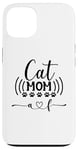 Coque pour iPhone 13 Cat Mom AF Best Moms Ever Moms of Kitties Funny Kitten Humour