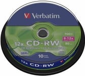 CD-RW-levy Verbatim 43480