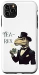 Coque pour iPhone 11 Pro Max Tea-Rex Meme Funny T Rex avec tasse