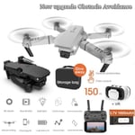 E88 Gris 1B-VR-Drone Pro E88 avec caméra 4K Hd Wifi Fpv, quadricoptère pliable Rc, hélicoptère, 1080p