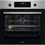 Zanussi ZOPKX6X2 Four multifonction avec nettoyage pyrolytique, 9 fonctions avec cavité XXL, horloge électronique + télécommandes escamotables, anti-traces de doigts, inox, classe A+, 72 litres