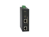 Level One IGP-0102 Industrial PoE Injector Adapter Gigabit Ethernet 802.3AT POE+