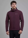 Montane Men's Protium XT Fleece Hoodie, Dark Garnet