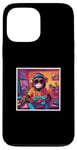 iPhone 13 Pro Max Fun Kid Monkey Playing Video Games Gamer Art Gift Graphic Case