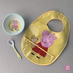 Petit Jour Paris - PIBU15 - Je Mange Proprement avec Peppa Pig - avec un Bol à Ventouse!