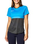 Nike Women's Academy Pro Top Women's T-Shirt, Womens, T-Shirt, BV6940-068, Anthracite/Photo Blue/White, M