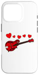 Coque pour iPhone 16 Pro Mandoline Saint Valentin Musicien