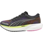 Puma Deviate Nitro 2 Womens Running Shoes Black Cushioned Sports Run Trainers