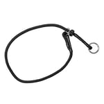 Dingo Gear Choke Collar For Dog Training Handmade of Cord with A Limiter, Waterproof Black S04061, L