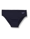 Speedo Junior Boy's ECO Endurance+ 6.5cm Swim Briefs | Chlorine Resistant | Quick Drying | Stretch Fabric | Recycled Material | Comfort Fit, True Navy/White, 7-8 Years