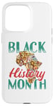 Coque pour iPhone 15 Pro Max Black History Month Black Power Fist Pride Afro-Américain